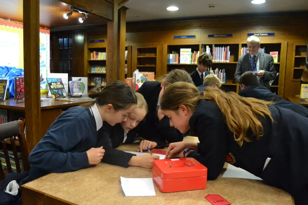 Academic Scholars enjoyed the challenge of completing a series of code-breaking activities in the style of Bletchley Park.